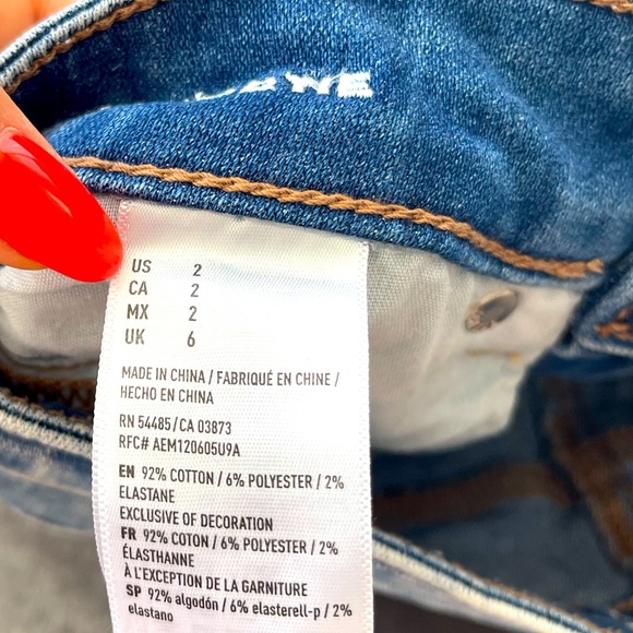 American Eagle 🦅 Jean Shorts Super Stretch - Picture 6 of 7